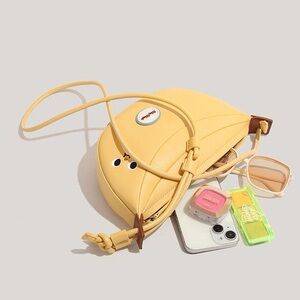 Crossbody banana bag
